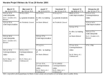 2005_Projet-Vitrines_horaire