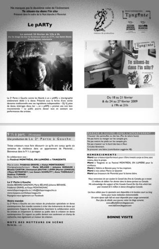 2009_9-½-à-part_Programme